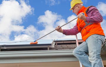 Cross Street soft wash roof cleaning